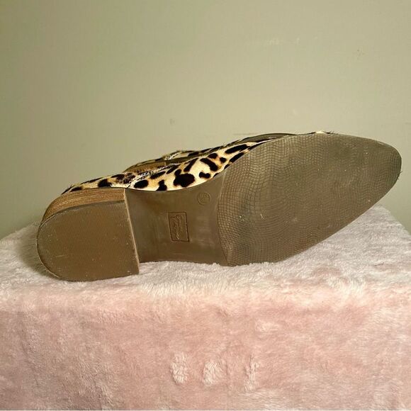 Crown Vintage Morrison Leopard Print Calf Hair Booties sz 9 - Picture 5 of 7